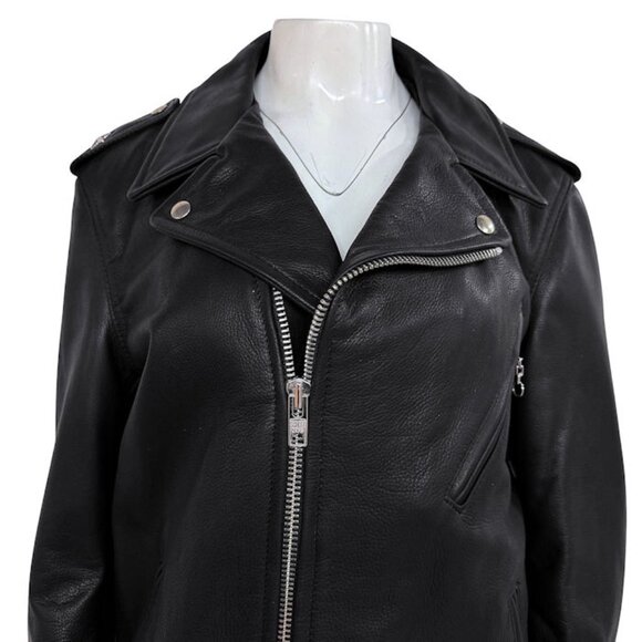 SCHOTT BROS PERFECTO Genuine Steerhide Leather Biker Jacket - Picture 4 of 15
